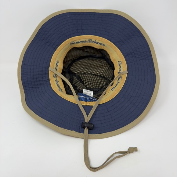 Tommy Bahama Mens Khaki Nylon Boonie Sun Hat Wide Brim Fishing M/L MSAMC1K-KHAKI - Picture 6 of 9
